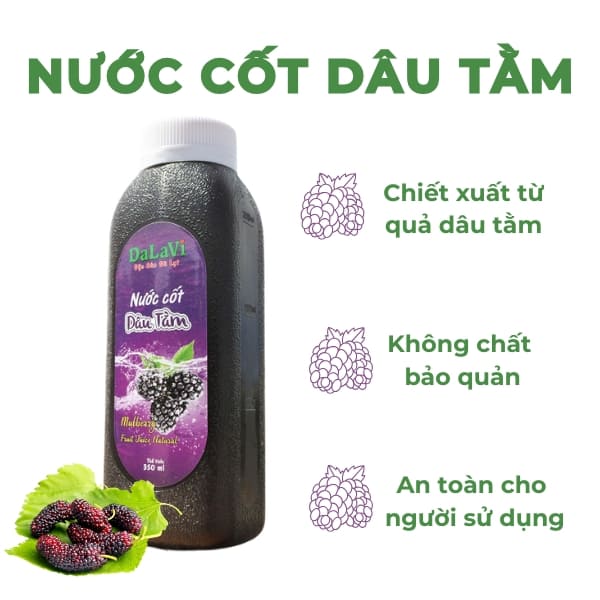 Mua sỉ nước cốt dâu tằm với mức giá ưu đãi cho đối tác